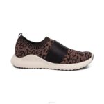 Allie Arch Support Sneakers Aetrex Women Leopard XLXT0206 - Image 4