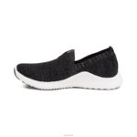 Angie Arch Support Sneakers Aetrex Women Shimmery Black XLXT0133 - Image 4