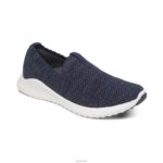 Angie Arch Support Sneakers Aetrex Women Shimmery Navy XLXT0152
