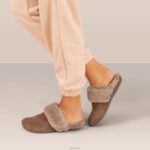 Arianna Arch Support Slipper Aetrex Women Walnut XLXT0144 - Image 8