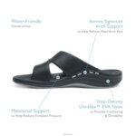 Bali Orthotic Slides Aetrex Men Charcoal XLXT0329 - Image 7