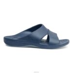Bali Orthotic Slides Aetrex Men Navy XLXT0324 - Image 5