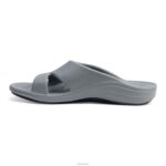 Bali Orthotic Slides Aetrex Women Grey XLXT022 - Image 4