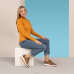Blake Comfort Sneaker Aetrex Women Leopard XLXT0154 - Image 8