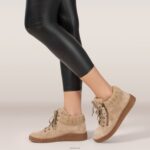 Bonnie Arch Support Sneaker Aetrex Women Taupe XLXT062 - Image 9