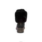 Brooklyn Weather Friendly Fur Lace Up Boot Aetrex Women Black XLXT0124 - Image 3