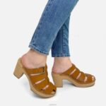 Cally Clog Aetrex Women Cognac XLXT0222 - Image 8