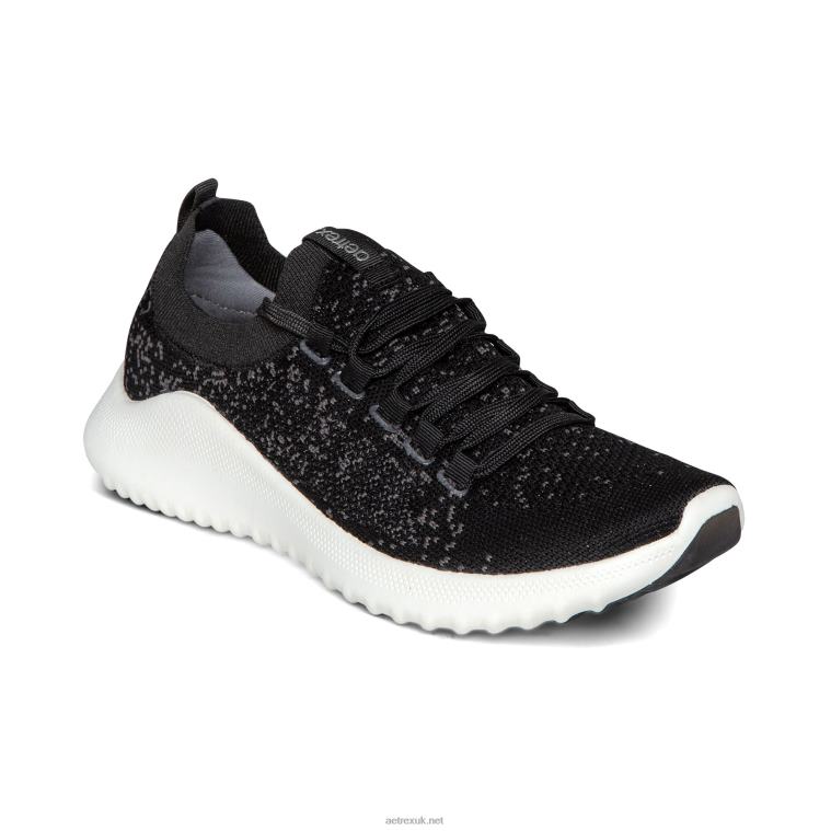 carly_arch_support_sneakers_aetrex_women_black_xlxt0102.jpg Carly Arch Support Sneakers Aetrex Women Black XLXT0102 - Image 1