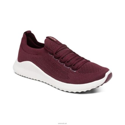 Carly Arch Support Sneakers Aetrex Women Burgundy XLXT0248