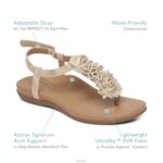 Charli Thong Sandal Aetrex Women Red XLXT0136 - Image 6