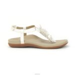Charli Thong Sandal Aetrex Women White XLXT070 - Image 4
