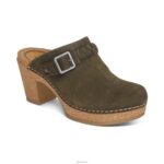Corey Clog Aetrex Women Olive XLXT0143
