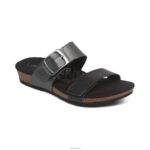 Daisy Adjustable Slide Aetrex Women Black XLXT066
