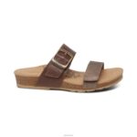 Daisy Adjustable Slide Aetrex Women Brown XLXT084 - Image 2
