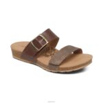 Daisy Adjustable Slide Aetrex Women Brown XLXT084