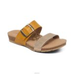 Daisy Adjustable Slide Aetrex Women Sunflower XLXT0129