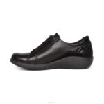 Dana Lace Up Oxford Aetrex Women Black XLXT07 - Image 3