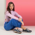 Dana Lace Up Oxford Aetrex Women Navy XLXT05 - Image 8