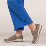 Dana Lace Up Oxford Aetrex Women Warm Grey XLXT01 - Image 9