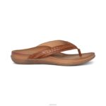Emmy Braided Thong Aetrex Women Brown XLXT0131 - Image 2