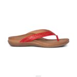 Emmy Braided Thong Aetrex Women Red XLXT090 - Image 2