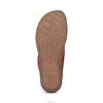 Emmy Braided Thong Aetrex Women Red XLXT090 - Image 6