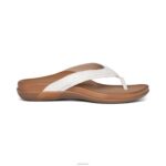 Emmy Braided Thong Aetrex Women White XLXT0168 - Image 2