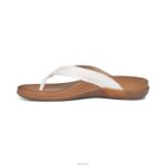 Emmy Braided Thong Aetrex Women White XLXT0168 - Image 4