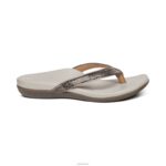 Eve Sparkly Thong Aetrex Women Pewter XLXT0262 - Image 2