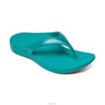 Fiji Orthotic Flips Aetrex Women Aqua XLXT030