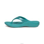 Fiji Orthotic Flips Aetrex Women Aqua XLXT030 - Image 5