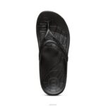Fiji Orthotic Flips Aetrex Women Black Sparkle XLXT0301 - Image 5