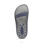 Fiji Orthotic Flips Aetrex Women Navy XLXT034 - Image 3