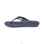 Fiji Orthotic Flips Aetrex Women Navy XLXT034 - Image 5