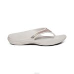 Fiji Orthotic Flips Aetrex Women White Sparkle XLXT0300 - Image 2