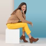 Frankie Boot Aetrex Women Caramel Cafe XLXT077 - Image 8