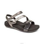 Gabby Adjustable Quarter Strap Sandal Aetrex Women Black Multi XLXT0308 - Image 7