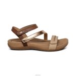 Gabby Adjustable Quarter Strap Sandal Aetrex Women Neutral Multi XLXT0194 - Image 2