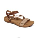 Gabby Adjustable Quarter Strap Sandal Aetrex Women Neutral Multi XLXT0194
