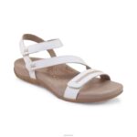 Gabby Adjustable Quarter Strap Sandal Aetrex Women White XLXT015