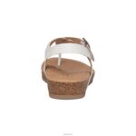 Harper Adjustable Slingback Thong Aetrex Women White XLXT0260 - Image 4