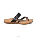 Izzy Adjustable Slide Sandal Aetrex Women Black XLXT087 - Image 3