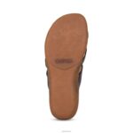 Izzy Adjustable Slide Sandal Aetrex Women Black XLXT087 - Image 7