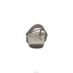 Izzy Adjustable Slide Sandal Aetrex Women Pewter Sparkle XLXT050 - Image 3