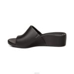Jamie Orthotic Wedge Aetrex Women Black XLXT0297 - Image 4