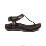 Jane Thong Sandal Aetrex Women Black XLXT0220 - Image 2
