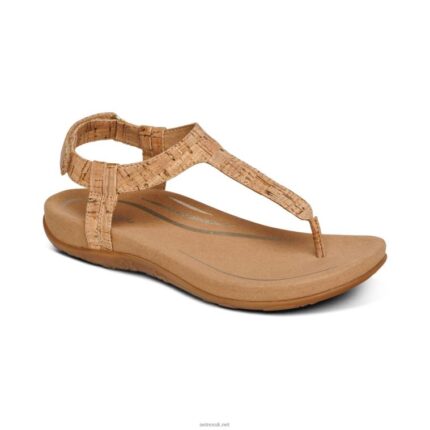 Jane Thong Sandal Aetrex Women Cork XLXT0249