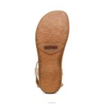 Jane Thong Sandal Aetrex Women Gold XLXT0250 - Image 6