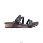 Janey Braided Slide Aetrex Women Black XLXT019 - Image 4