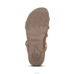 Janey Braided Slide Aetrex Women Stone XLXT039 - Image 3